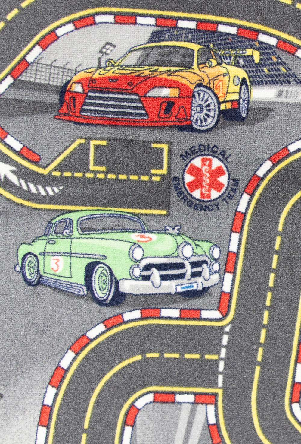 Racers vegg til vegg teppe