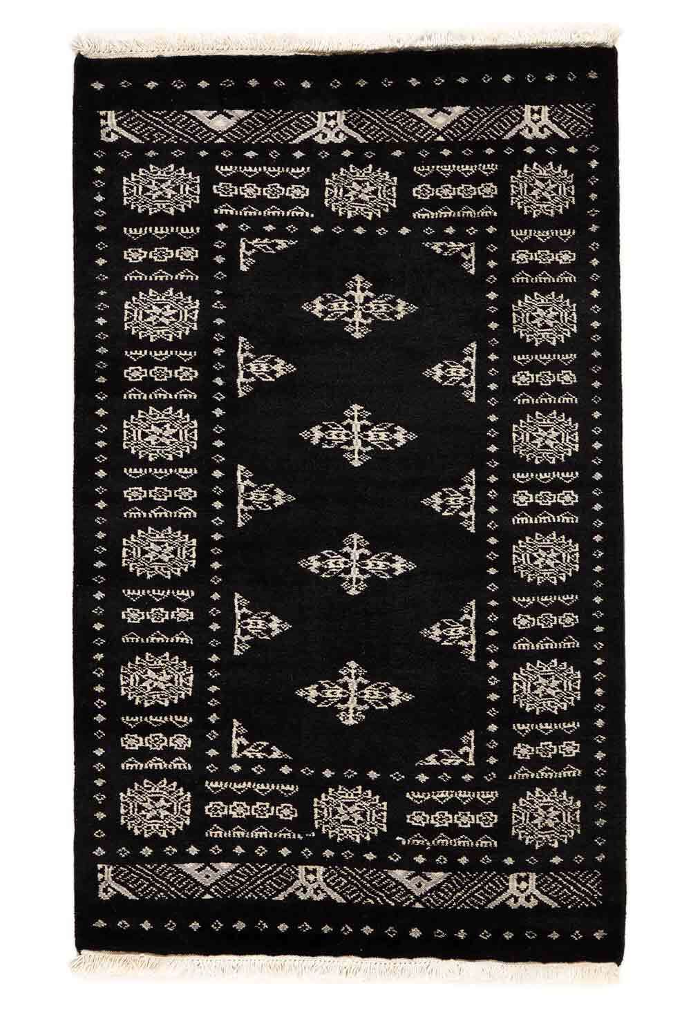 Tekke Black 281 2PLY håndknyttet teppe