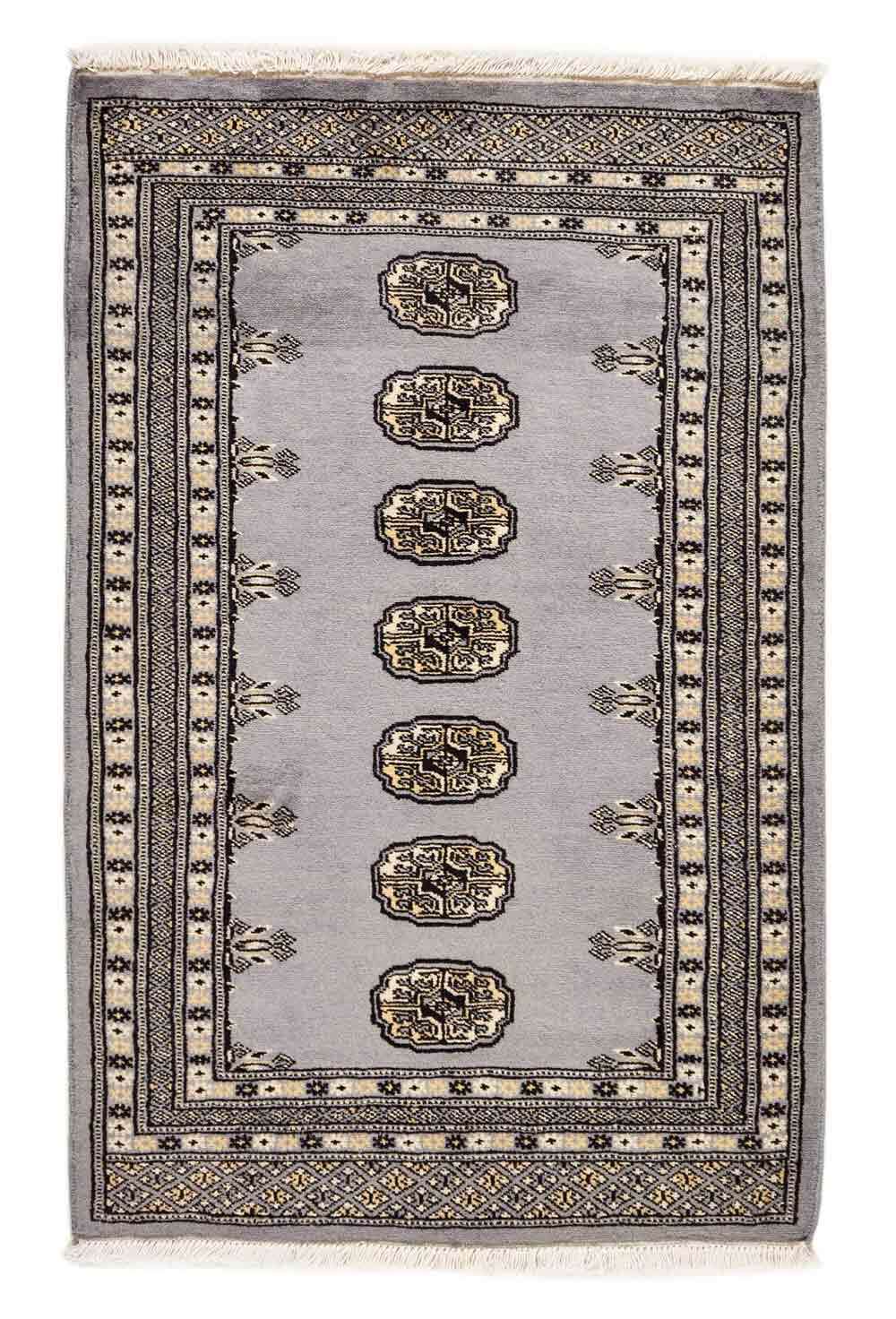 Bokhara Grey 776 2PLY håndknyttet teppe