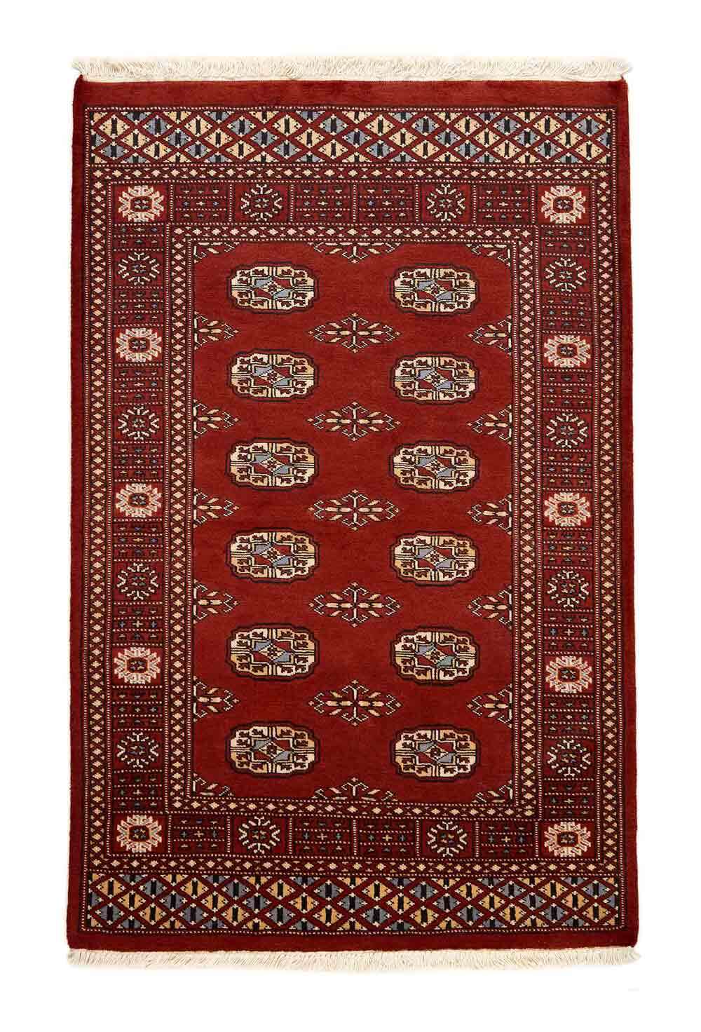 Bokhara Red 1310 2PLY håndknyttet teppe