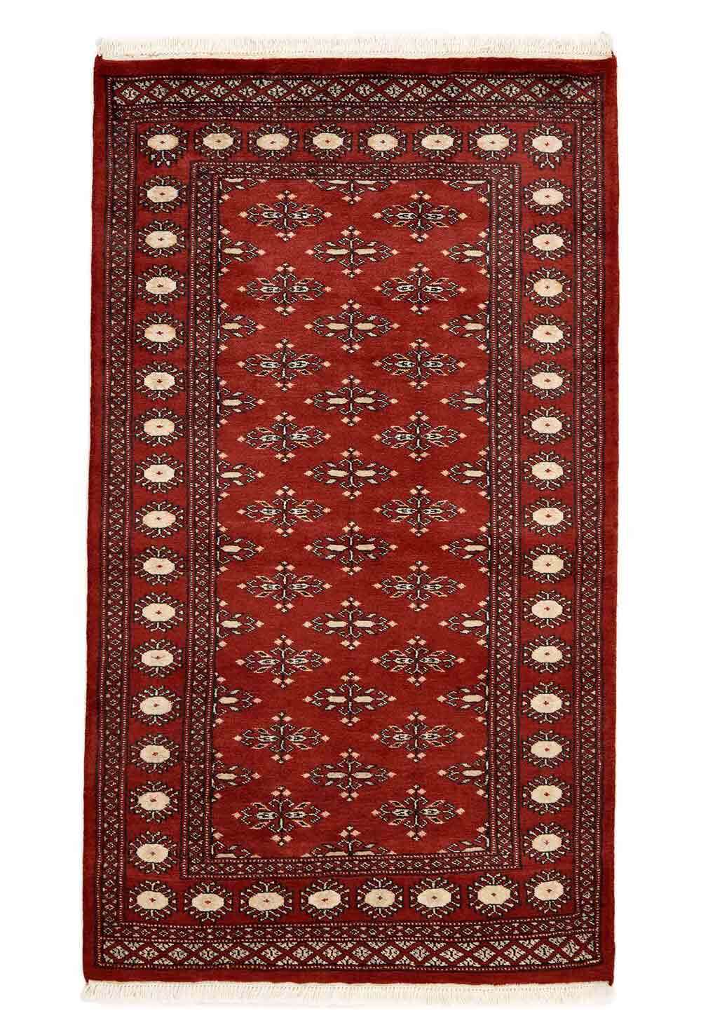 Tekke Red 338 2PLY håndknyttet teppe