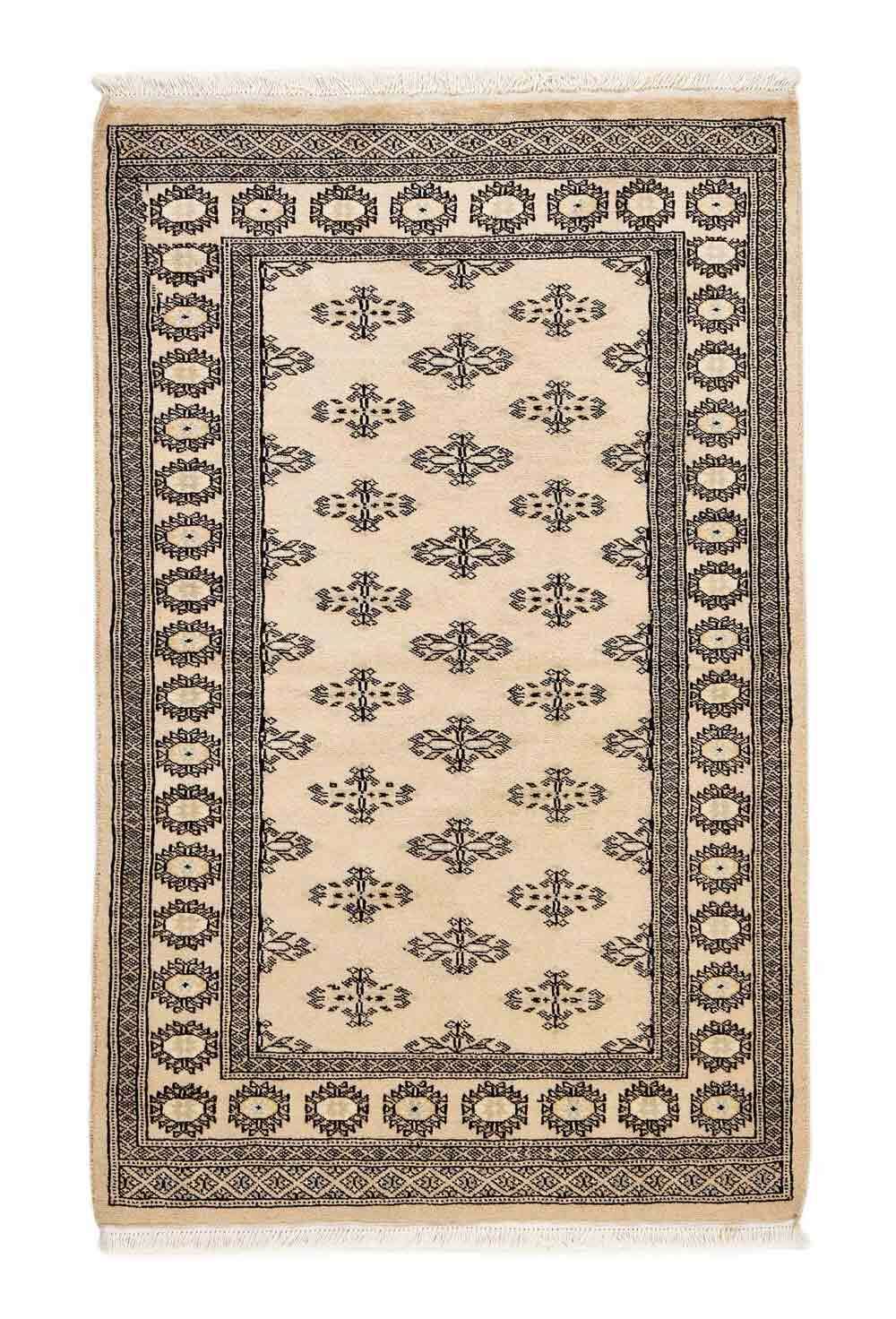 Tekke Beige 803 2PLY håndknyttet teppe