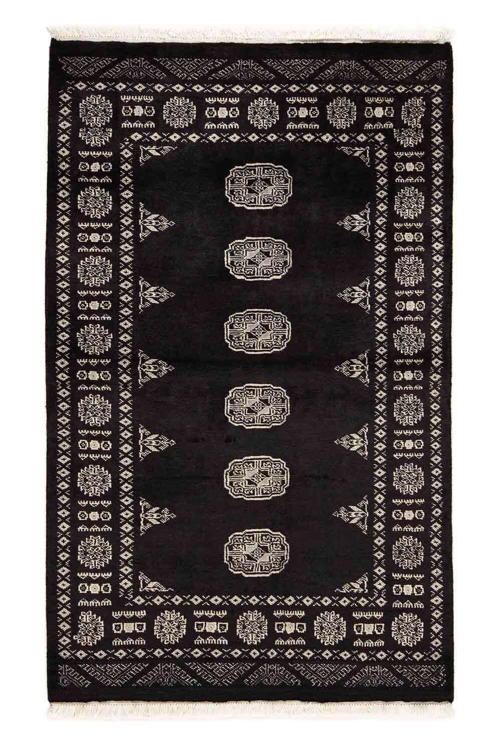 Bokhara Black 351 2PLY håndknyttet teppe