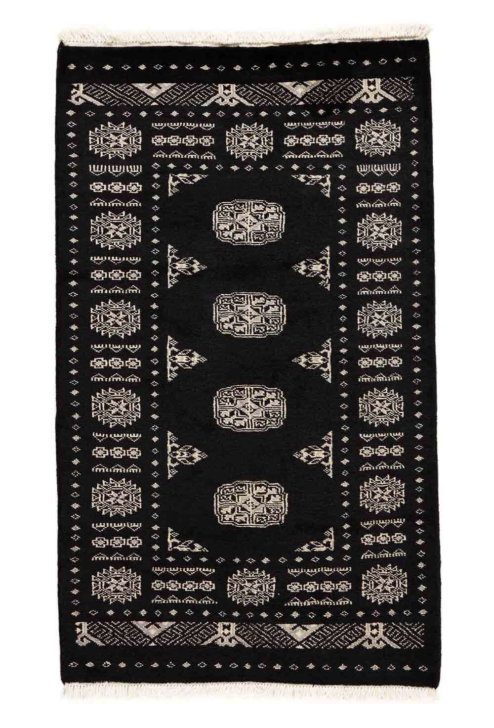 Bokhara Black 271 2PLY håndknyttet teppe