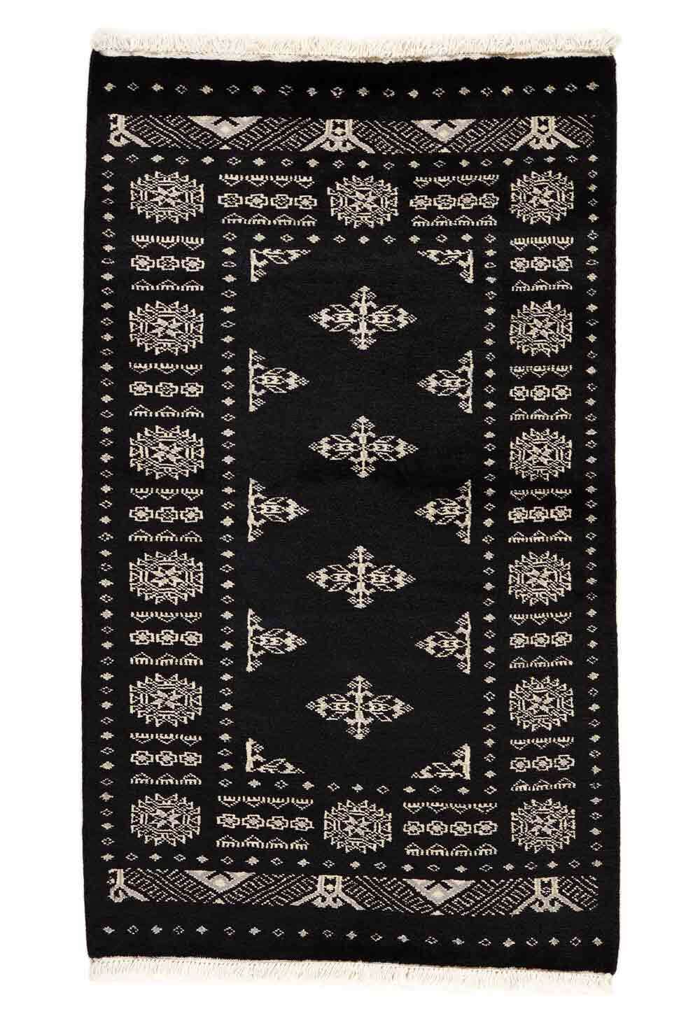 Tekke Black 275 2PLY håndknyttet teppe