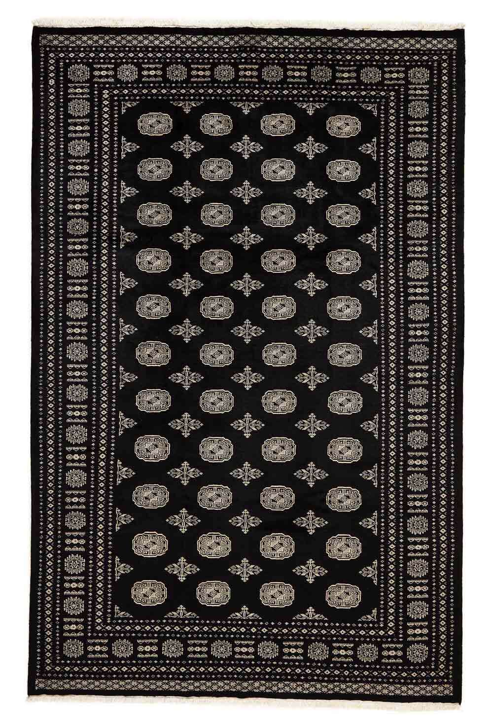 Bokhara Black 614 2PLY håndknyttet teppe