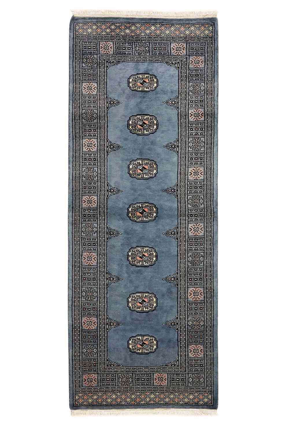 Bokhara Grey 678 2PLY håndknyttet teppe