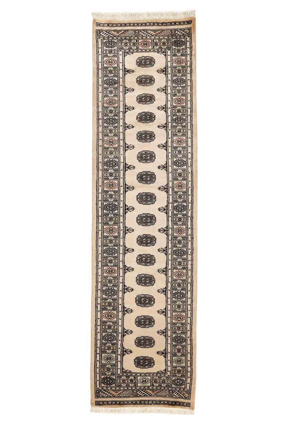 Bokhara Beige 182 2PLY håndknyttet teppe