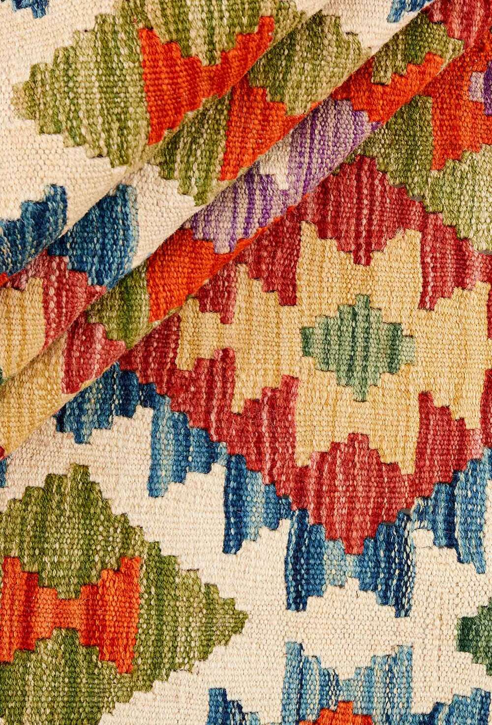 Afghan kelim 108388 håndvevd teppe