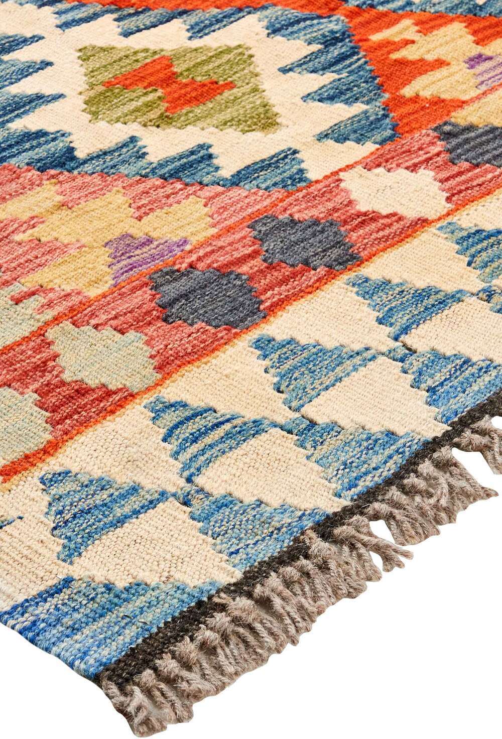 Afghan kelim 108388 håndvevd teppe