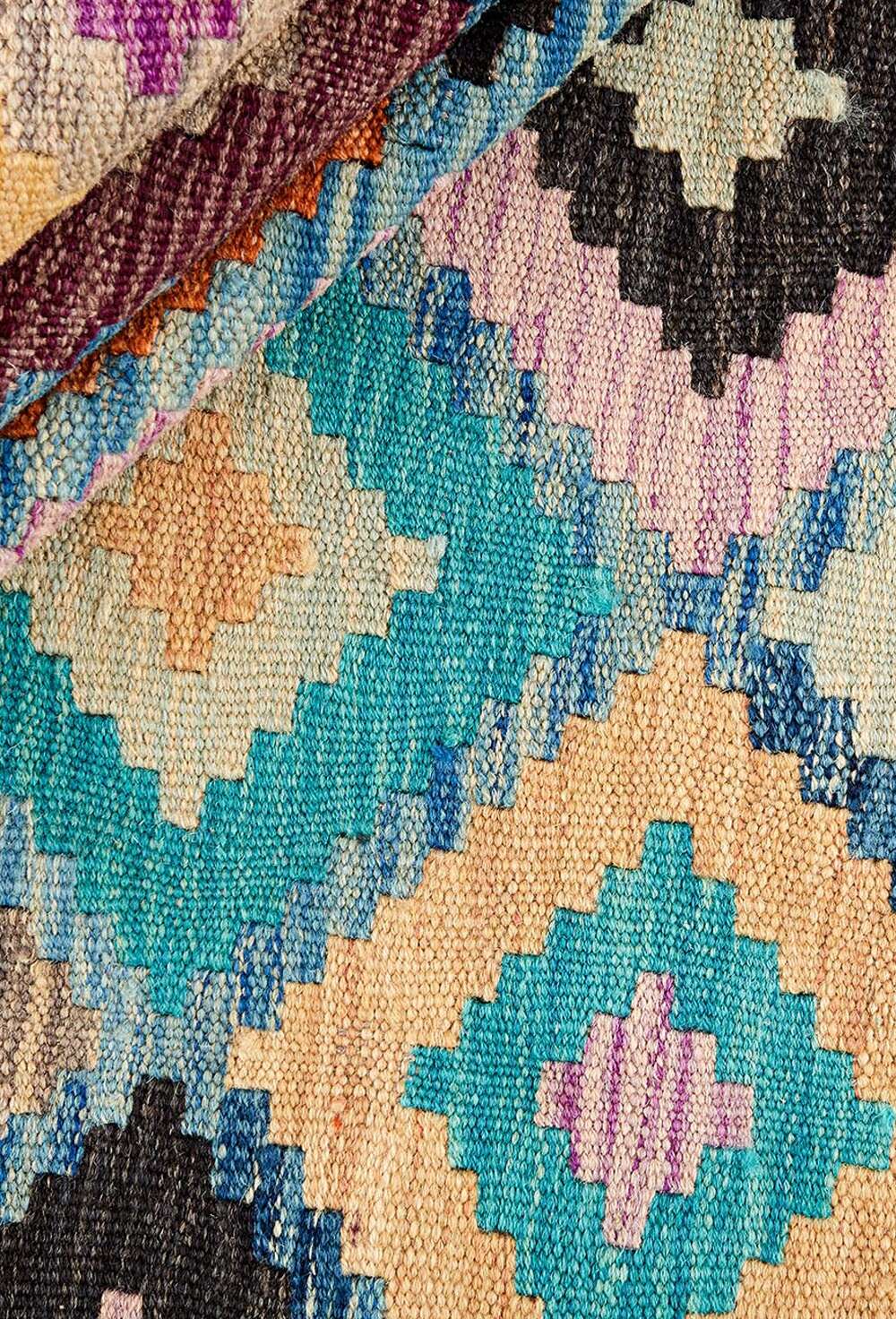 Afghan kelim 108392 håndvevd teppe