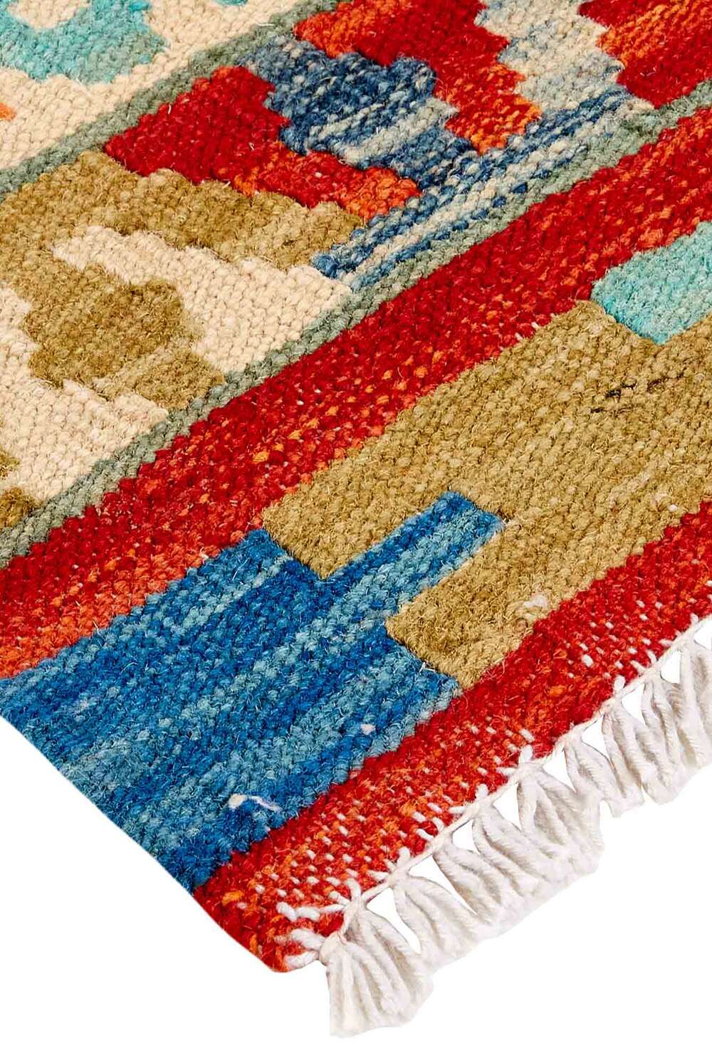 Afghan kelim 115359 håndvevd teppe