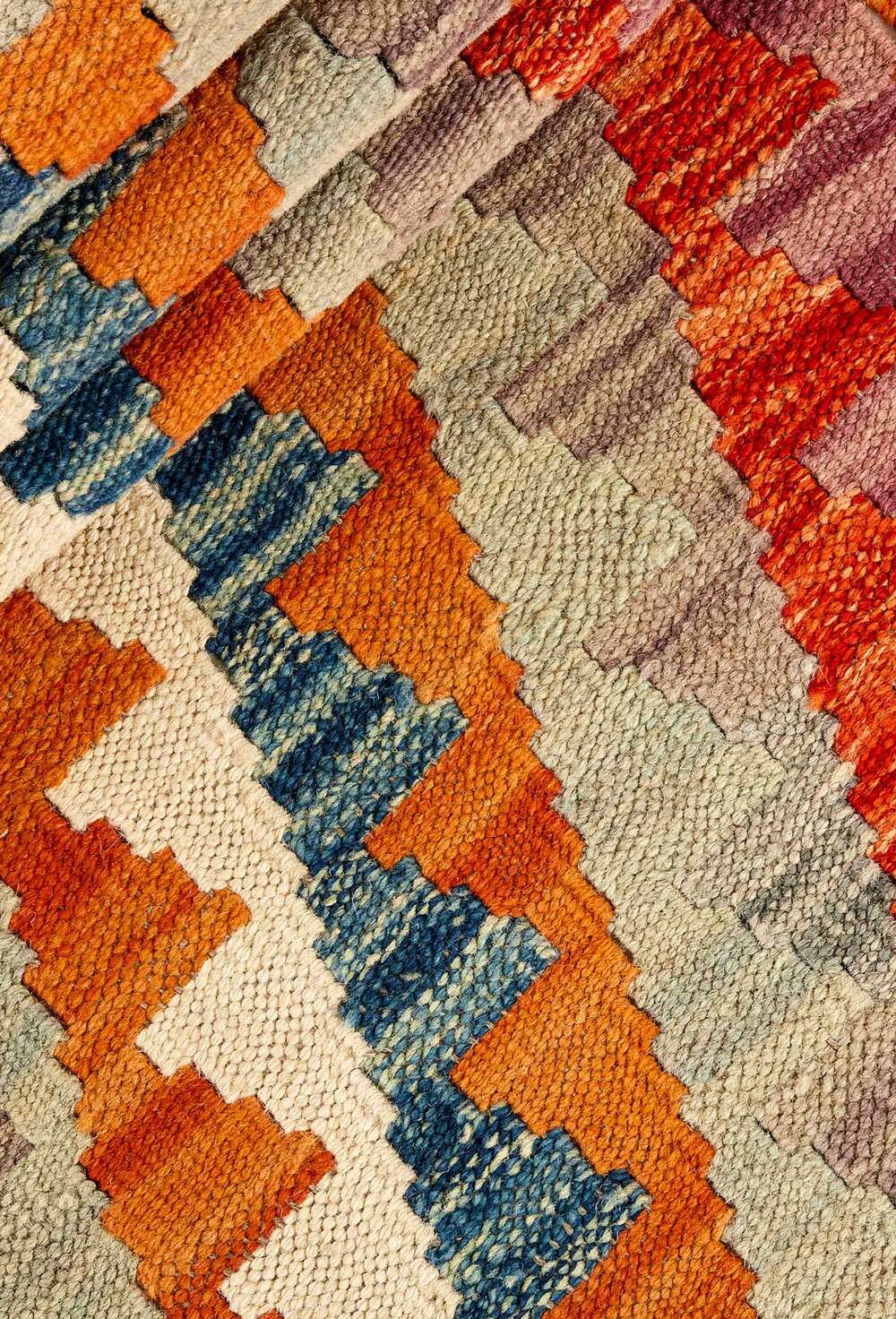 Afghan kelim 4023 håndvevd teppe