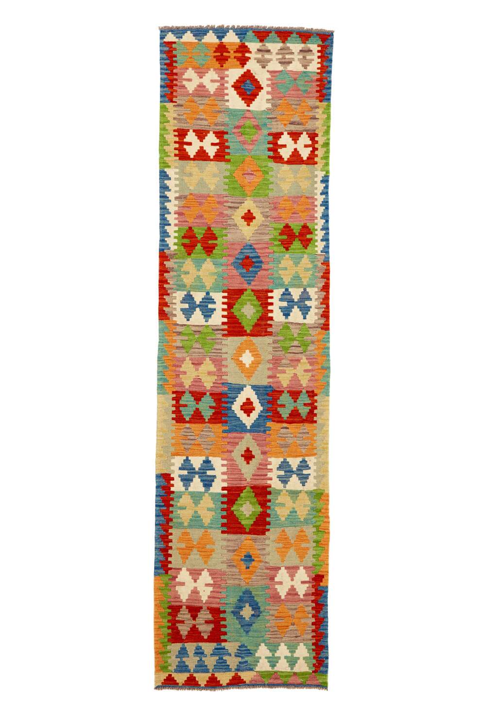 Afghan kelim 4024 håndvevd teppe