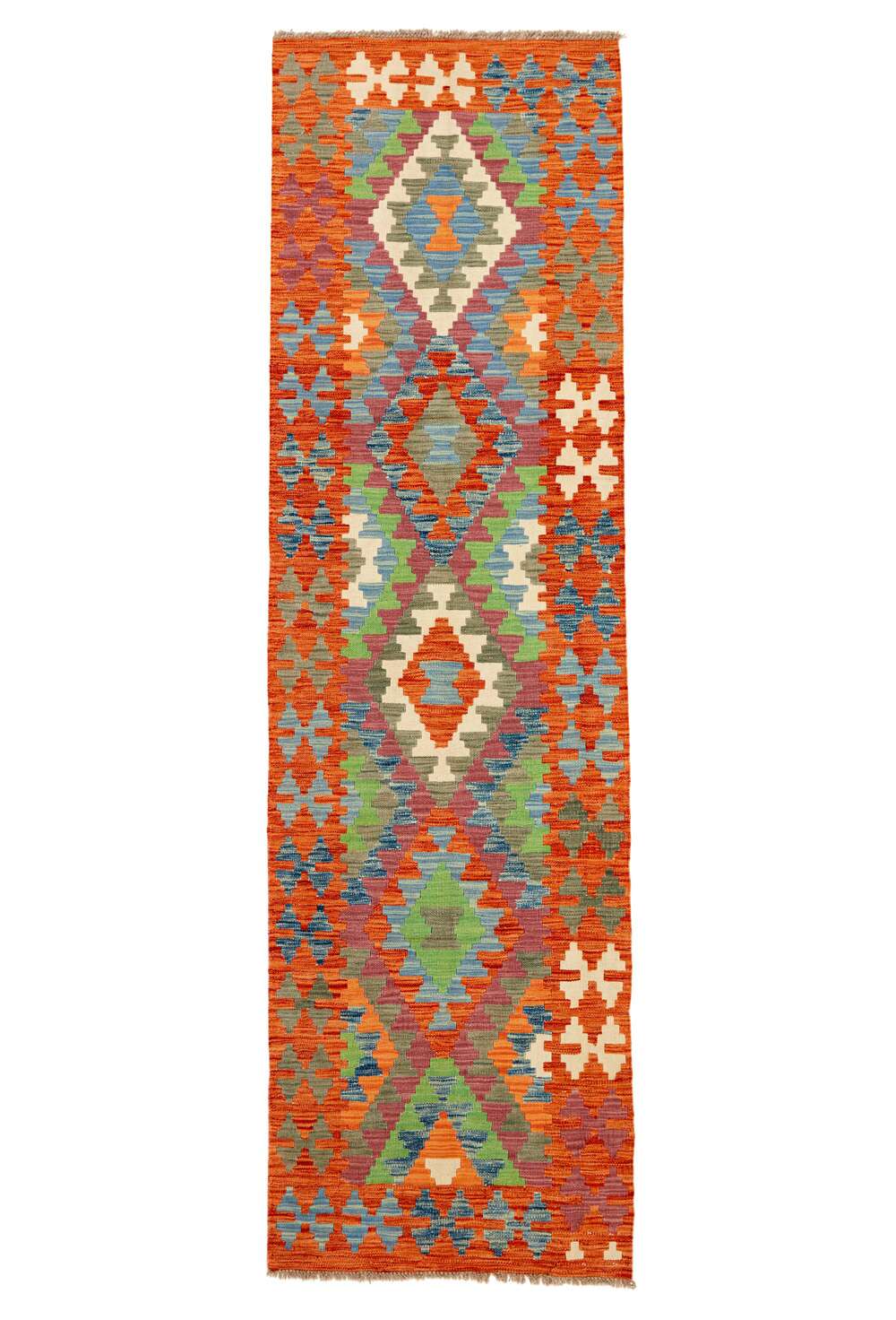 Afghan kelim 4033 håndvevd teppe