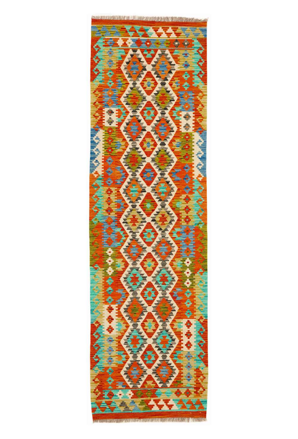 Afghan kelim 33 håndvevd teppe