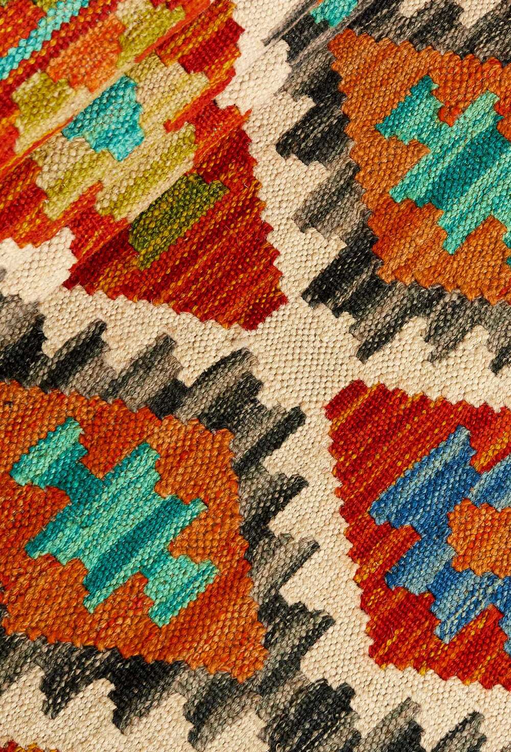 Afghan kelim 33 håndvevd teppe