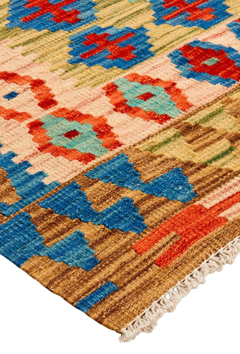 Afghan kelim 115888 håndvevd teppe