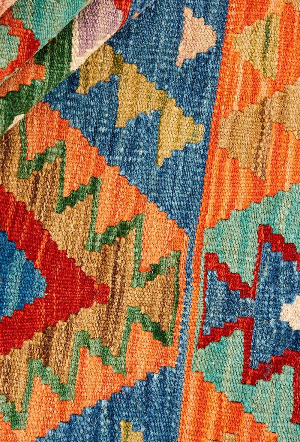 Afghan kelim 115888 håndvevd teppe