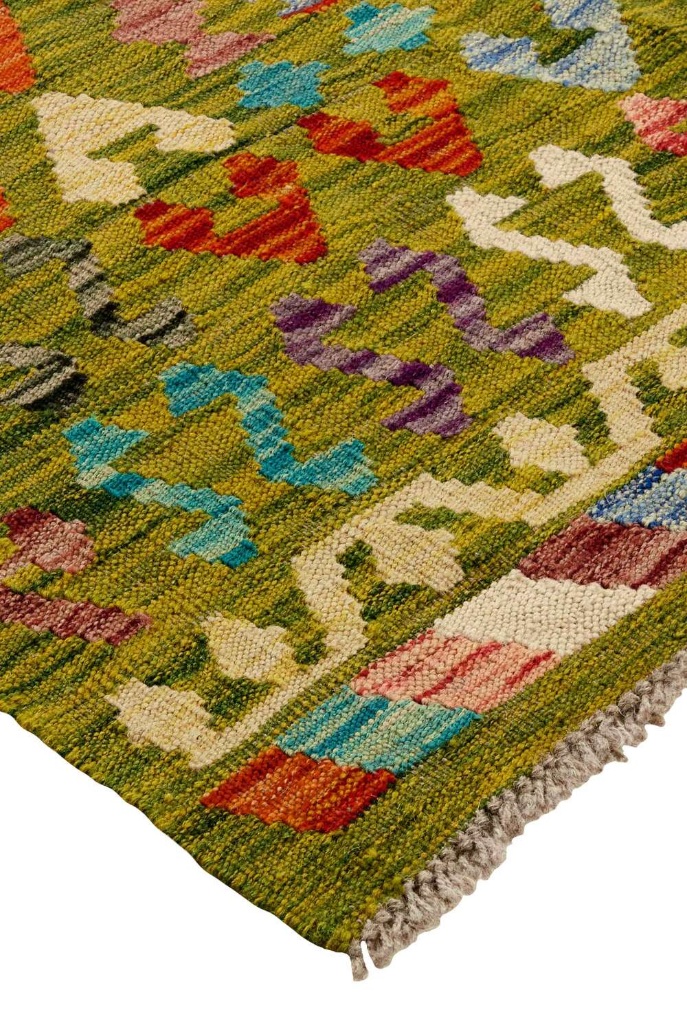 Afghan kelim 315 håndvevd teppe