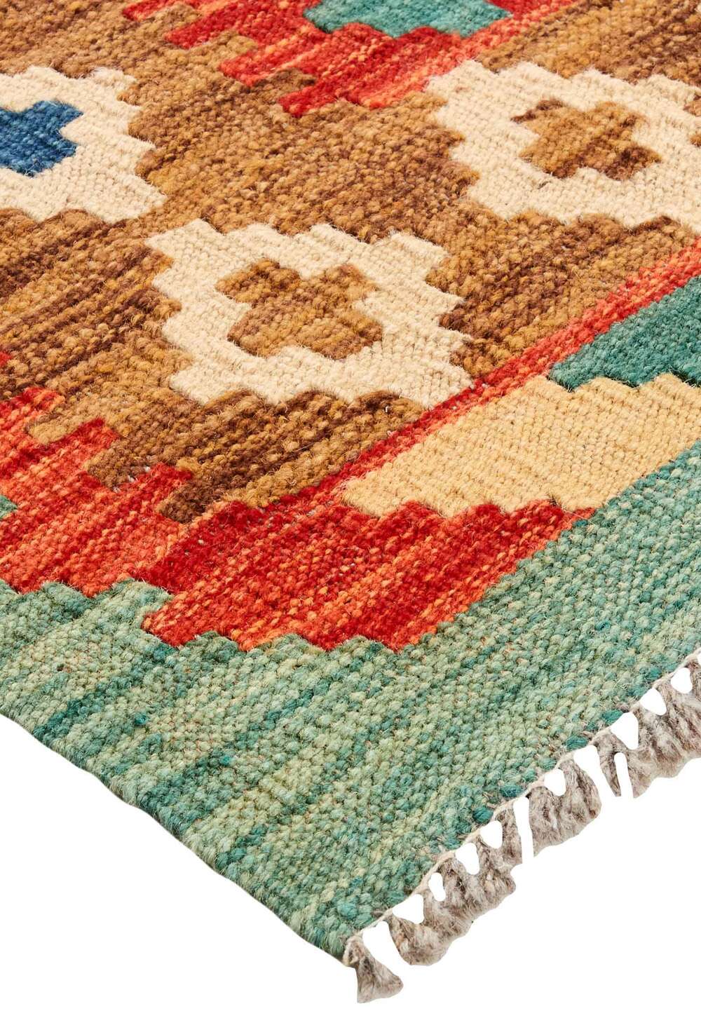 Afghan kelim 115938 håndvevd teppe