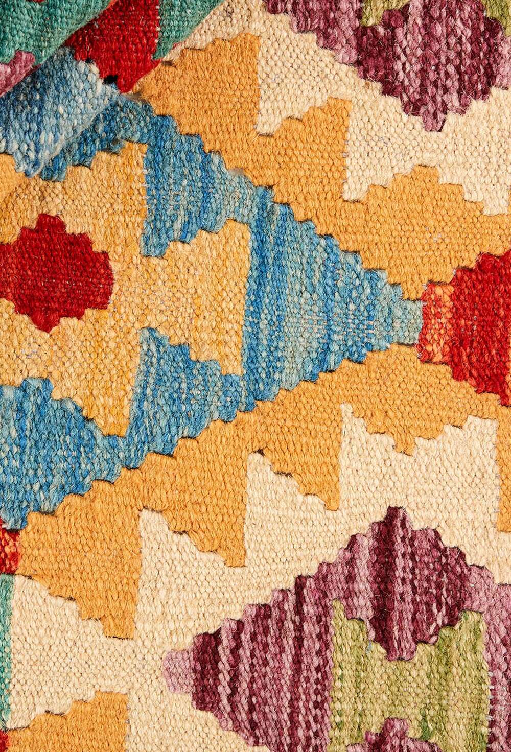 Afghan kelim 115938 håndvevd teppe