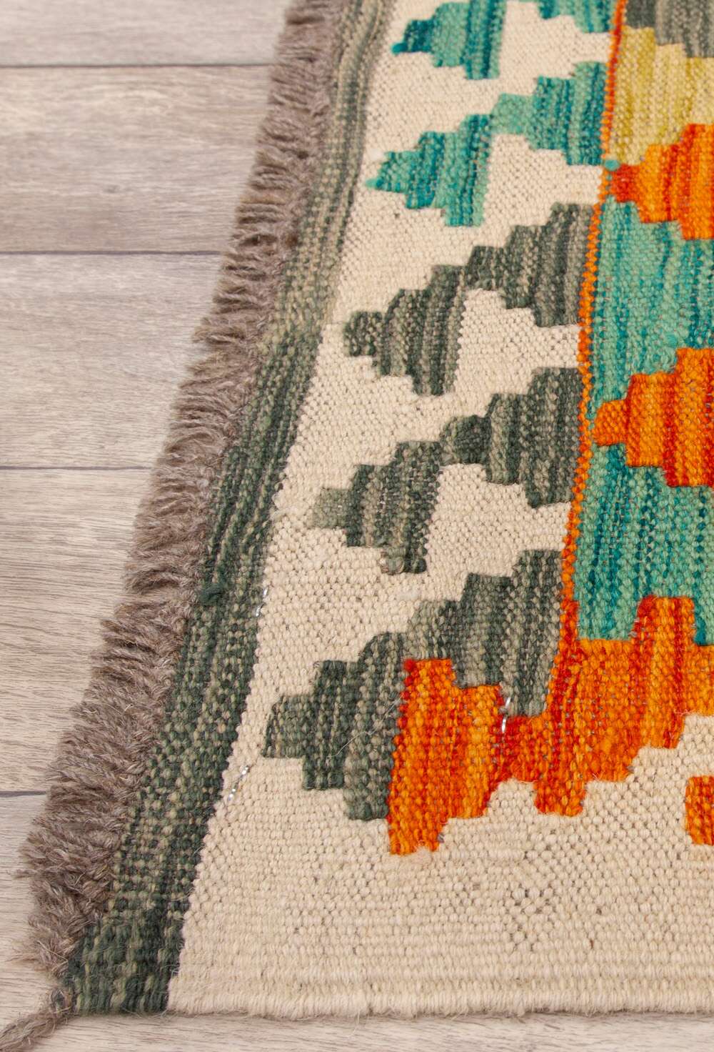 Afghan Kelim 330870 håndvevd teppe