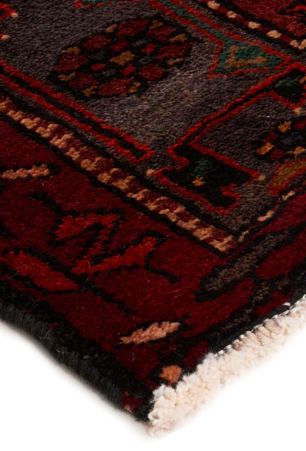 Kamseh 516752 håndknyttet teppe