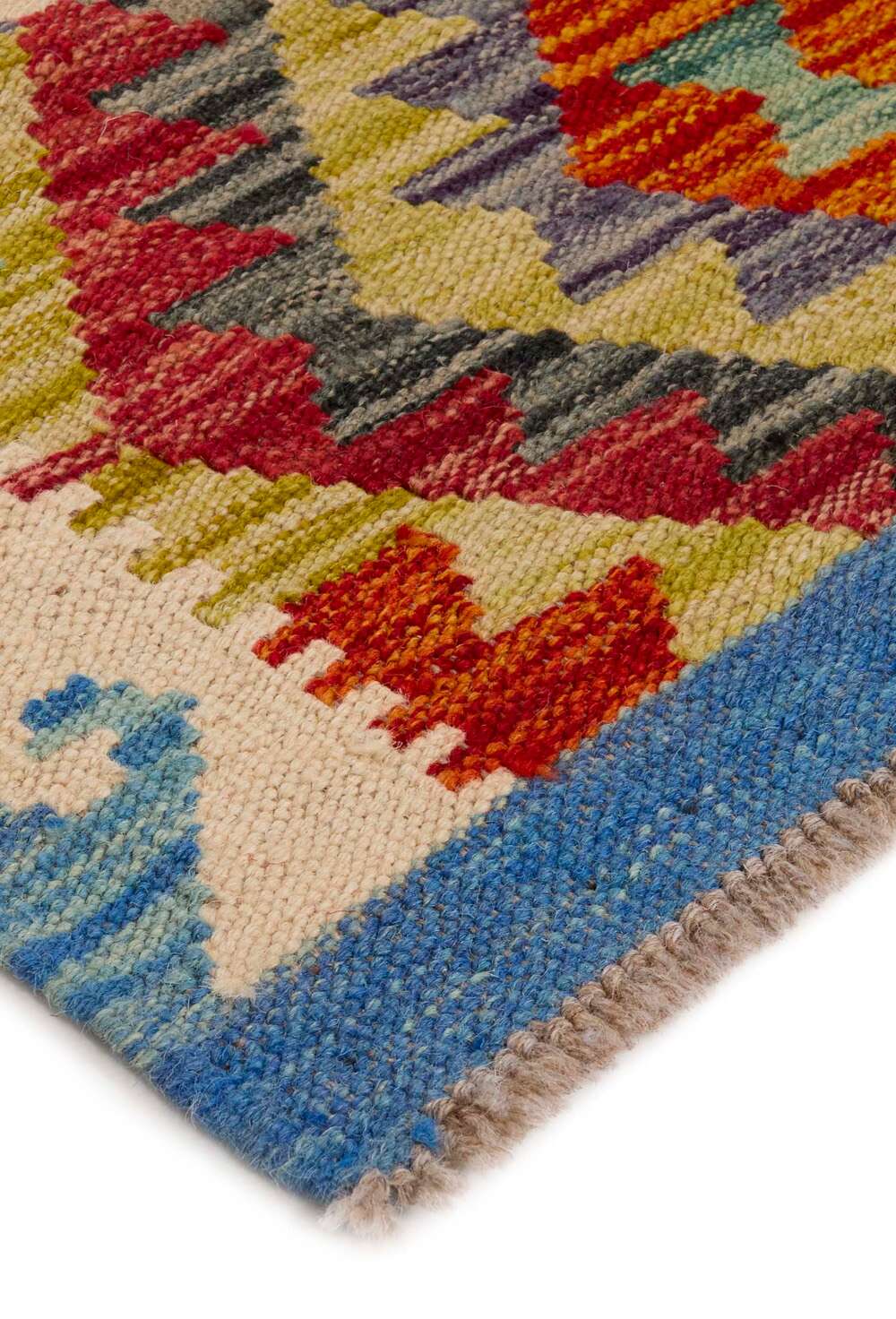 Afghan Kelim 421918 håndvevd teppe