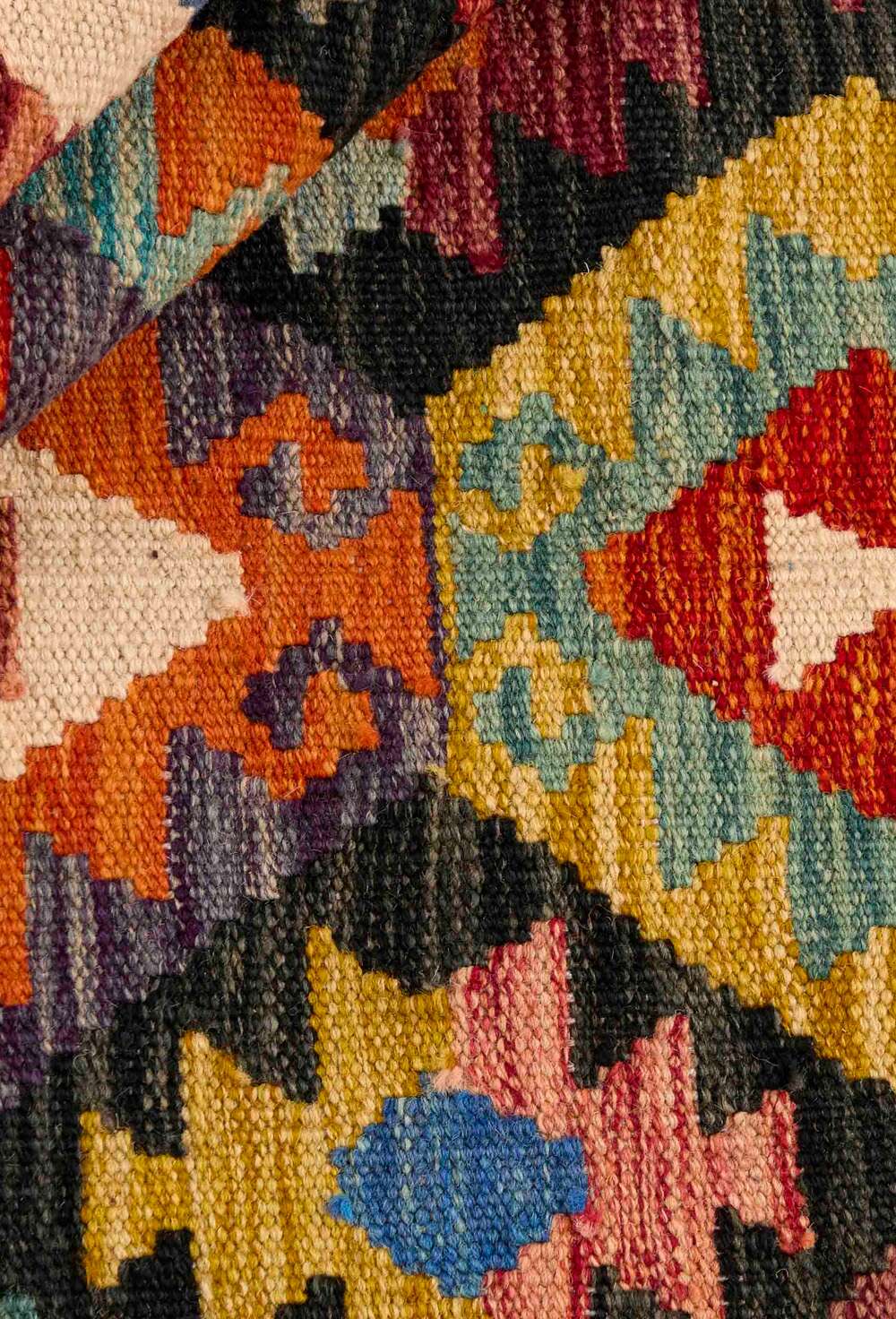 Afghan Kelim 421918 håndvevd teppe