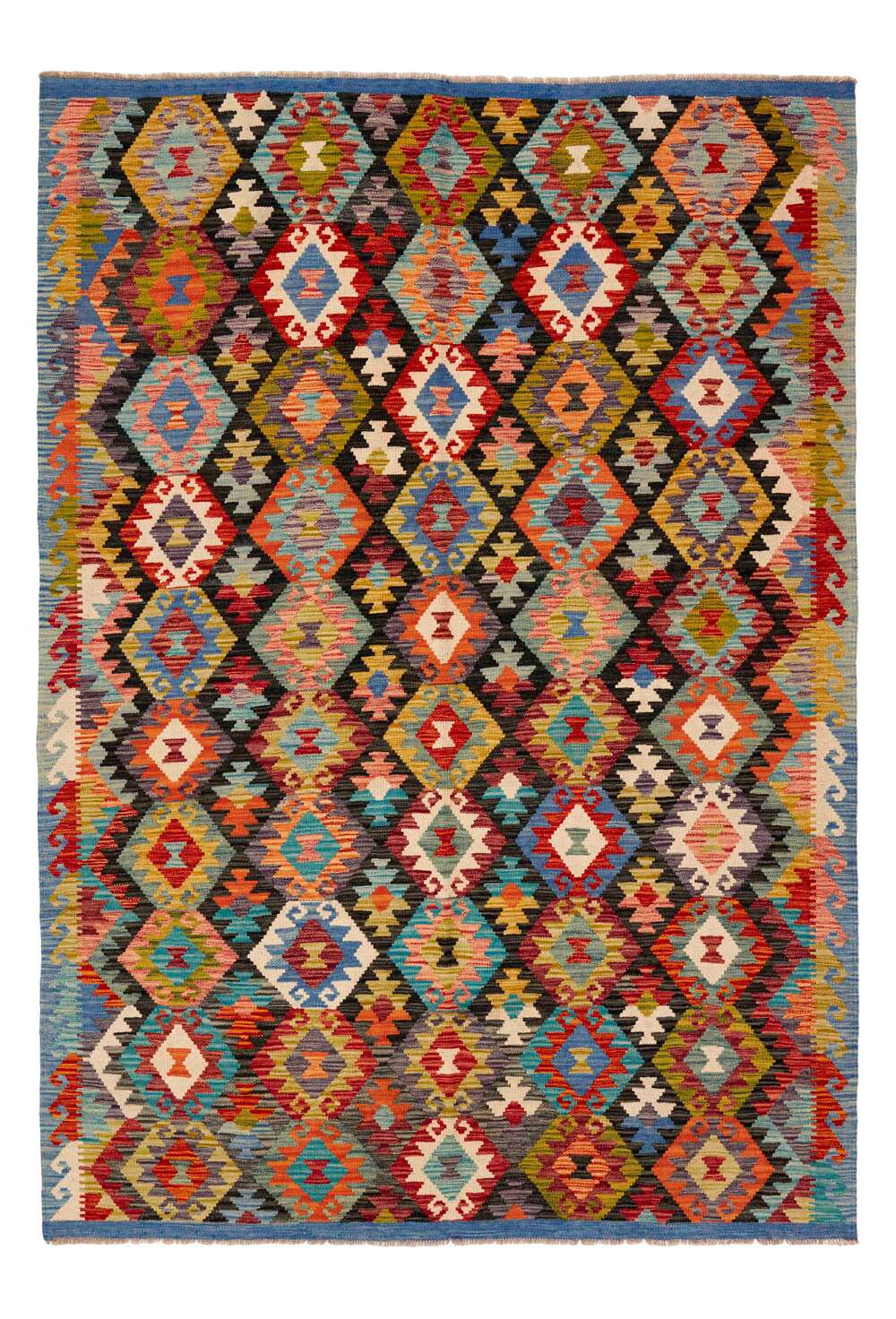 Afghan Kelim 421918 håndvevd teppe