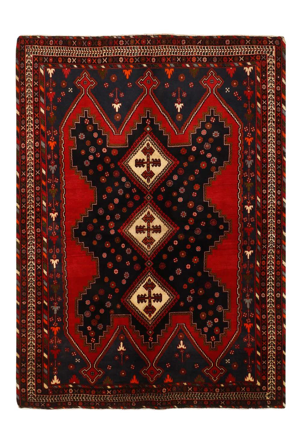 Afshar 473708 håndknyttet teppe