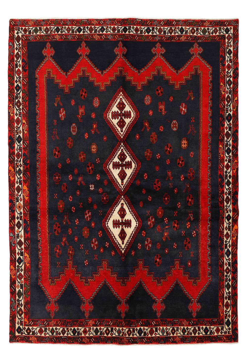 Afshar 510318 håndknyttet teppe