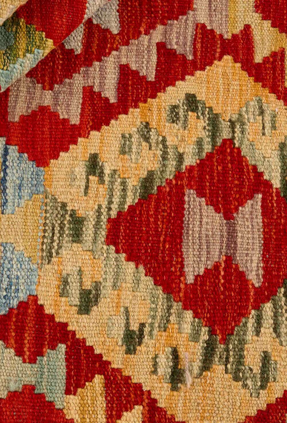 Afghan Kelim 342879 håndvevd teppe