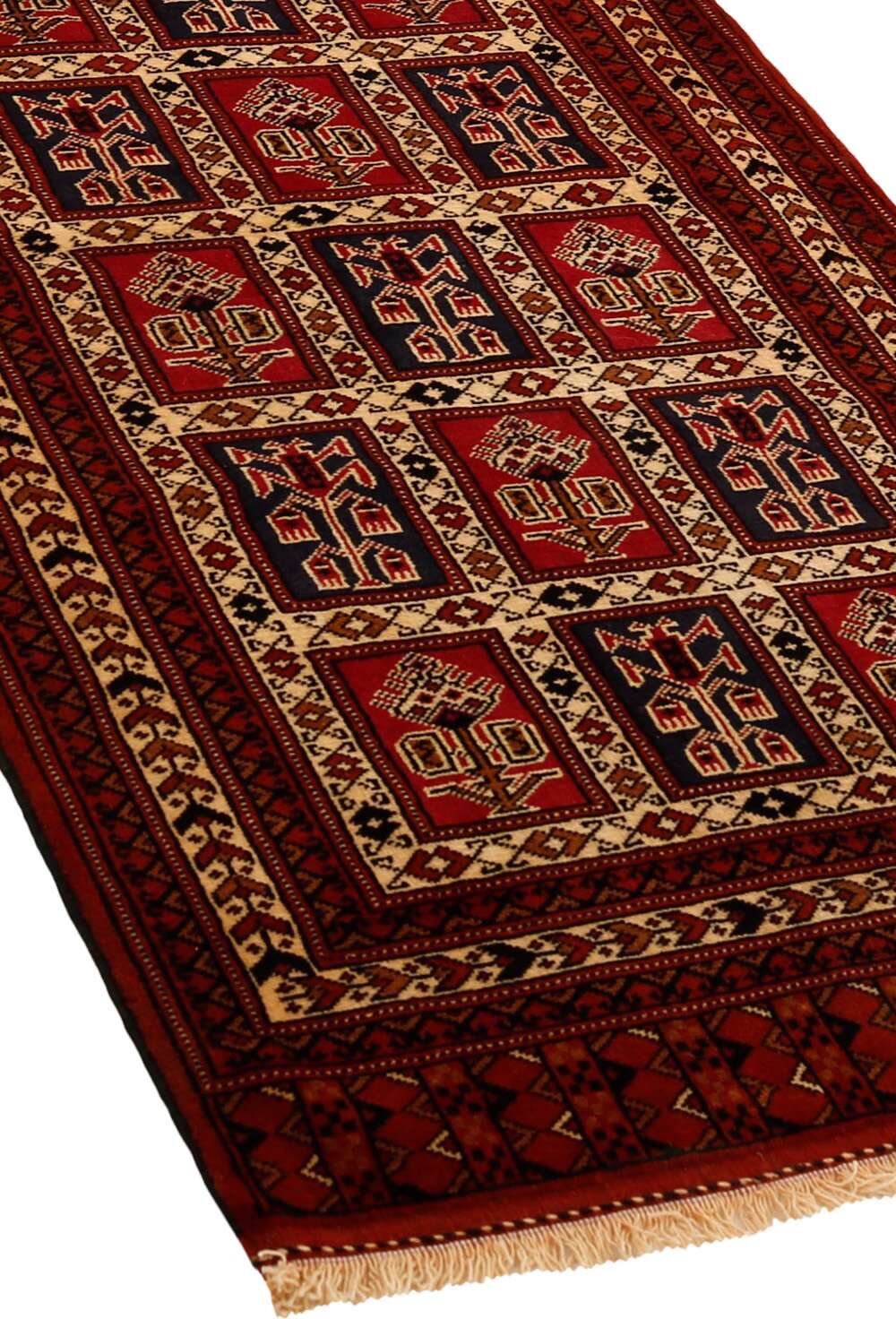 Torkaman 441736 håndknyttet teppe