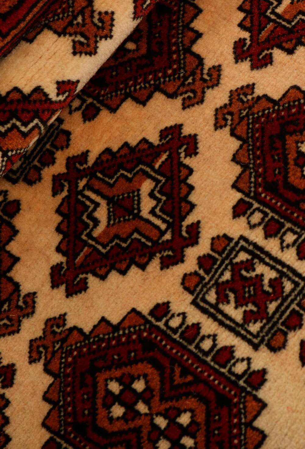 Torkaman 501857 håndknyttet teppe