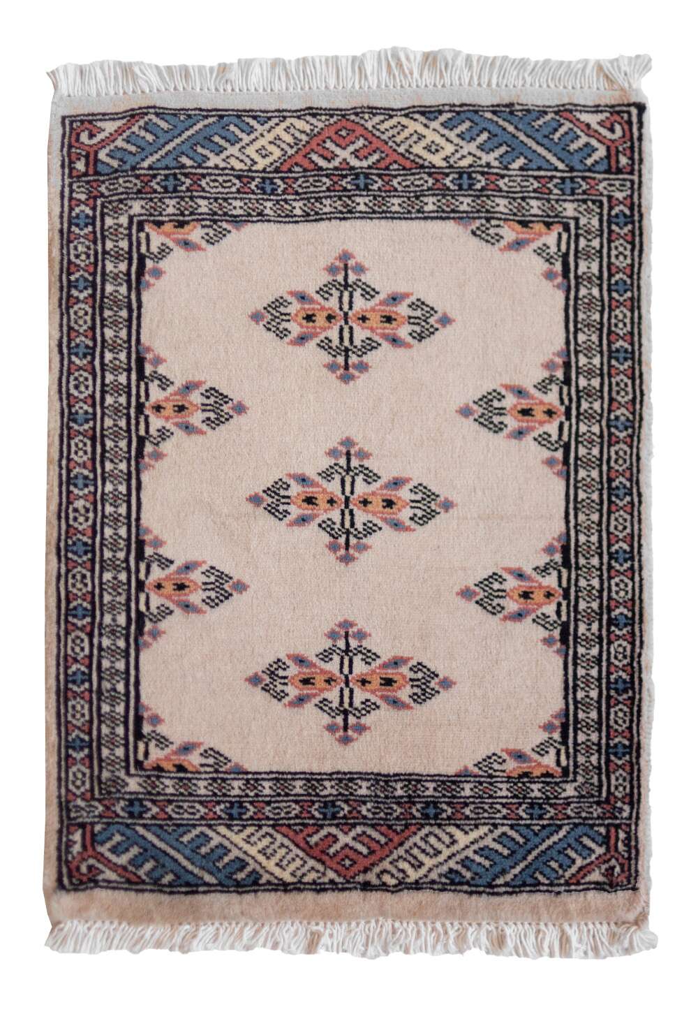 Tekke Beige 241 2PLY håndknyttet teppe