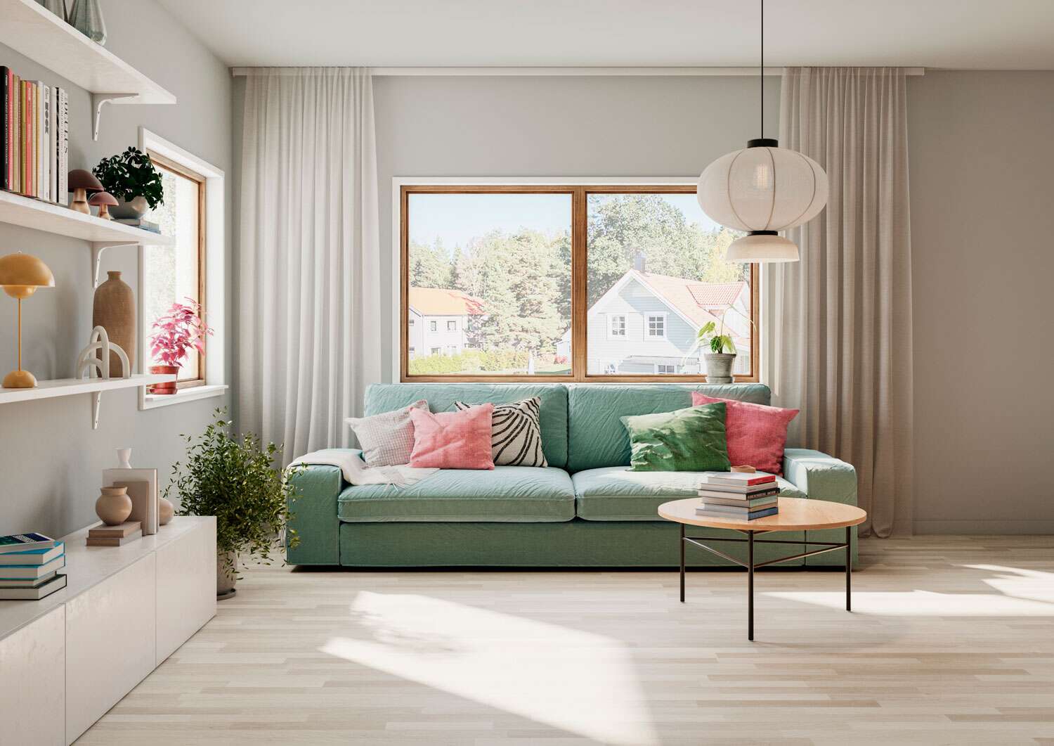 Texstyle oak light grey gulvbelegg