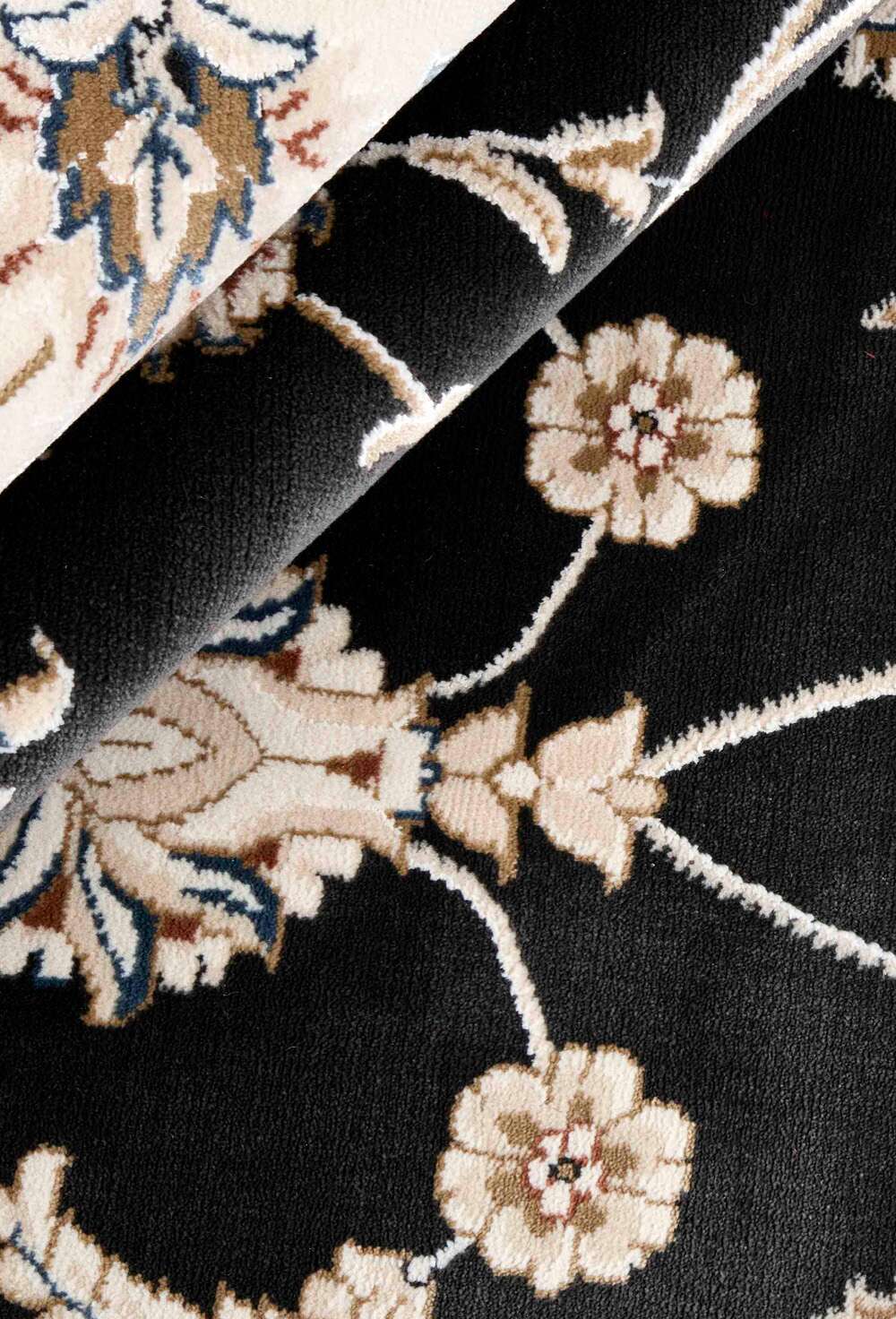 Everyday Nain Dark Blue White gulvteppe