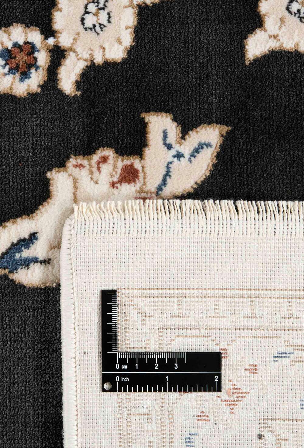 Everyday Nain Dark Blue White 17 gulvteppe