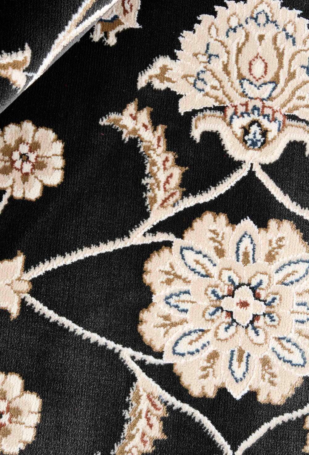 Everyday Nain Dark Blue White 17 gulvteppe