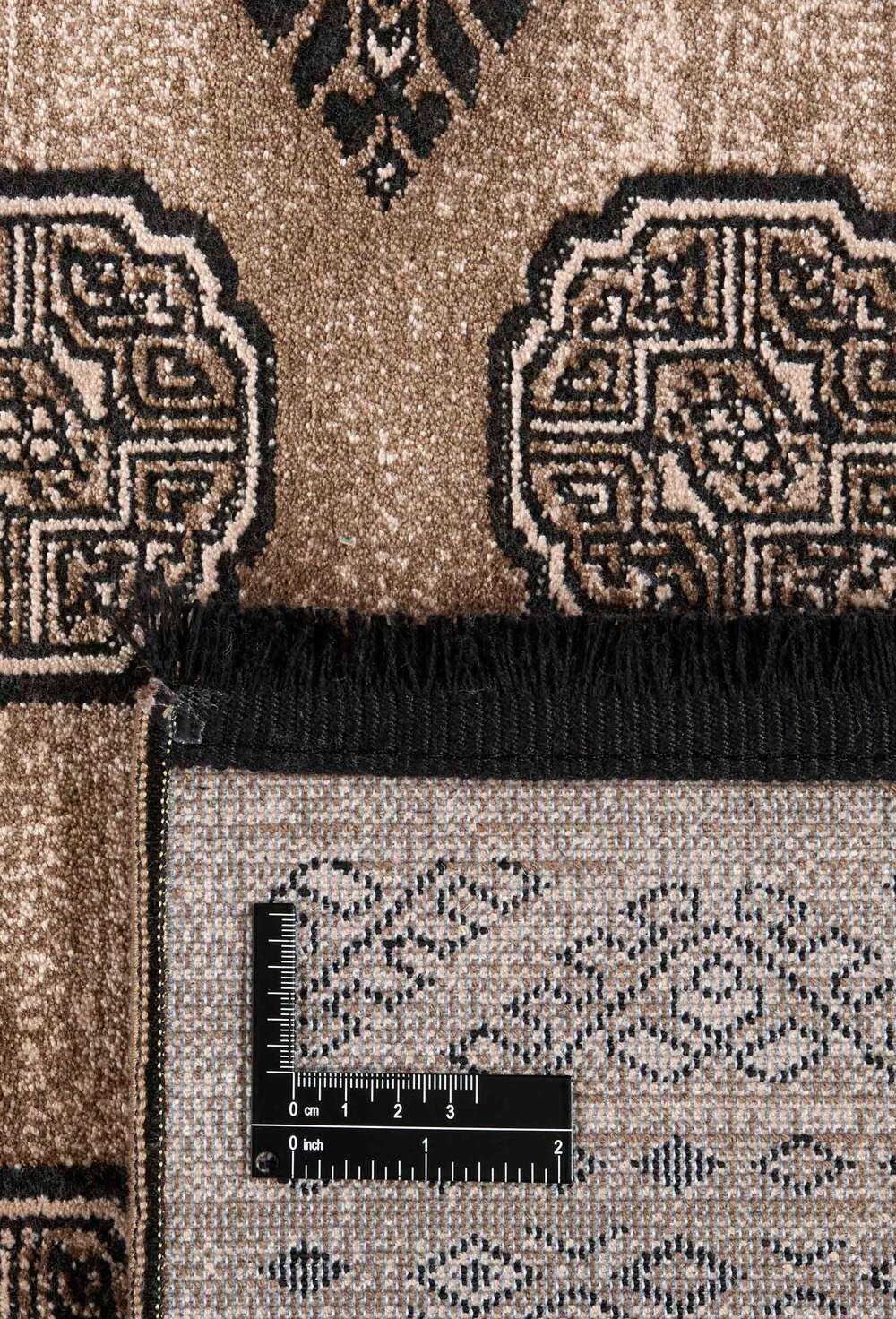 Everyday Pakistan Bokhara Beige Black gulvteppe