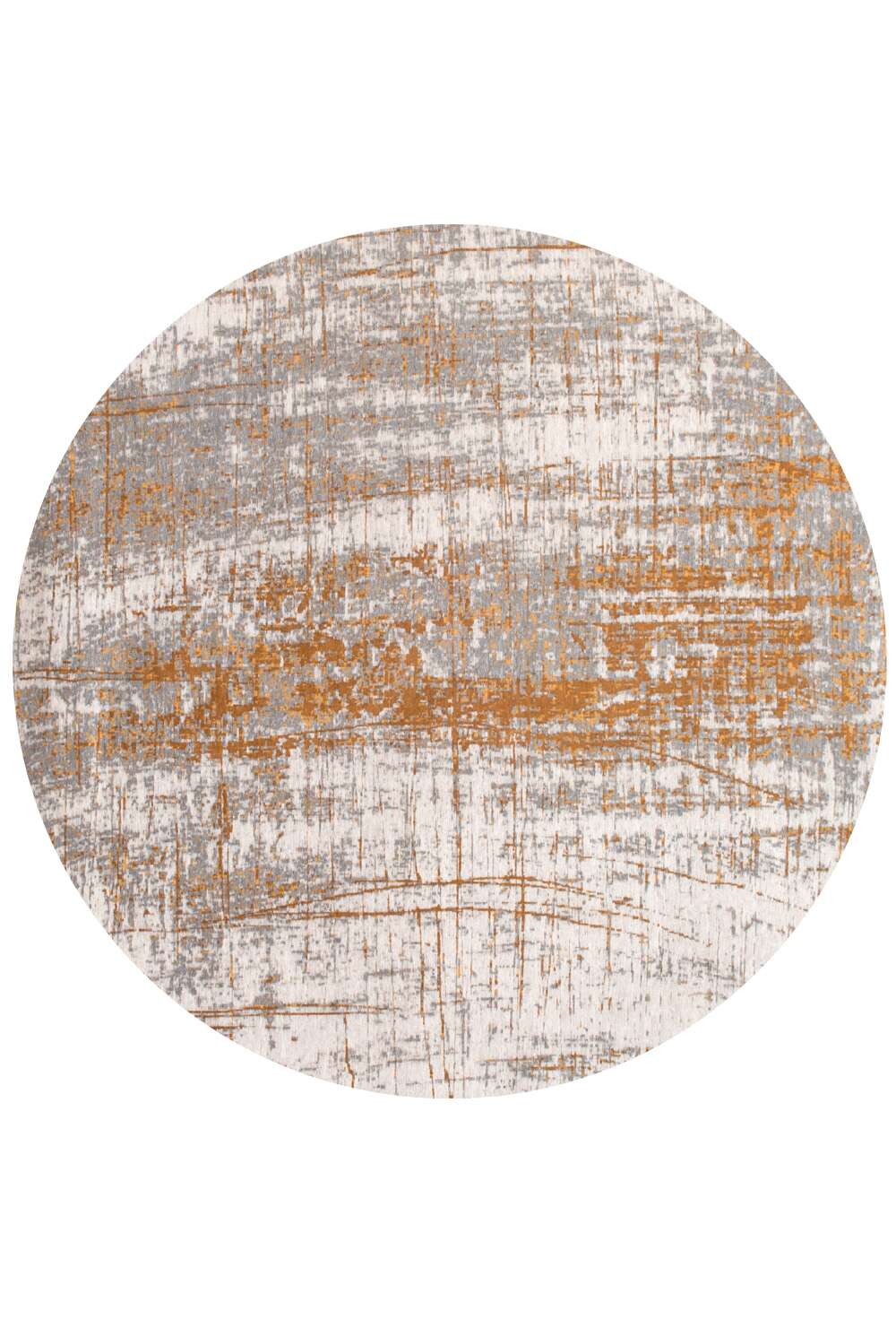 Mad Men 8419 rund Columbus Gold gulvteppe