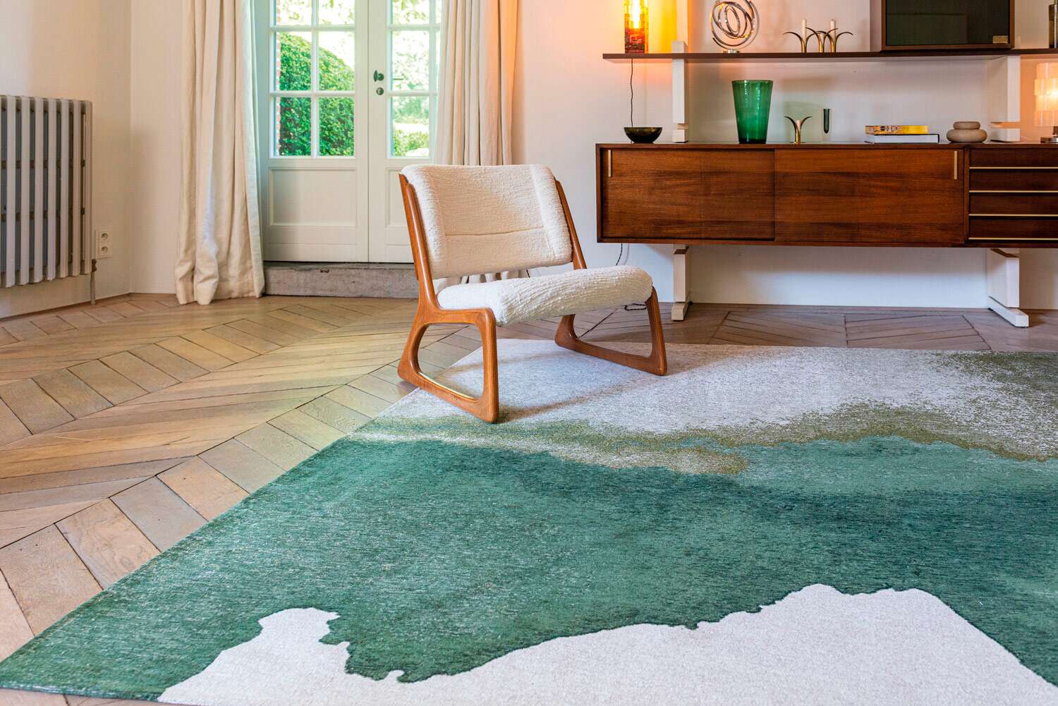 Meditation Lagoon 9331 Palm Green gulvteppe