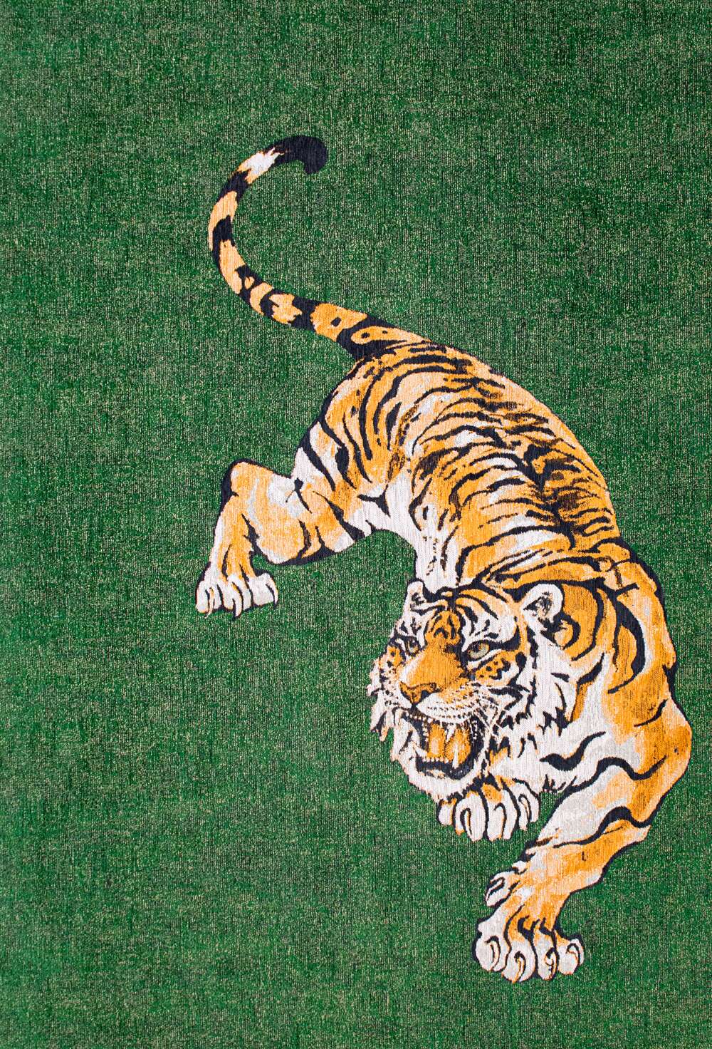 Pop Tiger 9388 Green On Fire gulvteppe