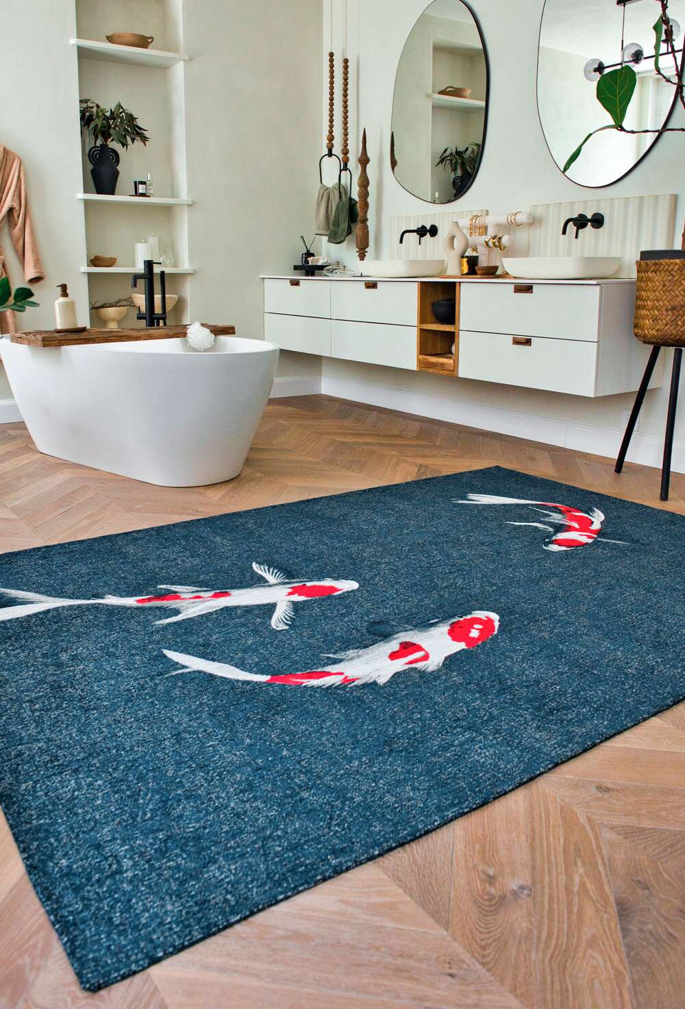 Pop Koi 9390 Japanese Pond gulvteppe