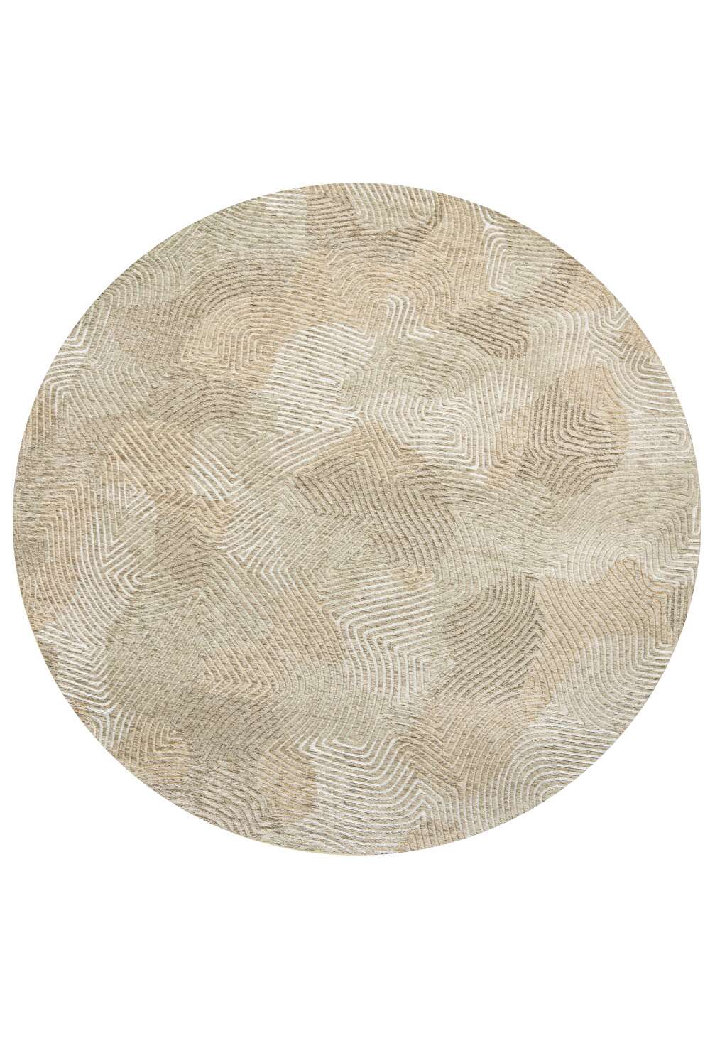 Coral 9229 Shell Beige Rundt gulvteppe