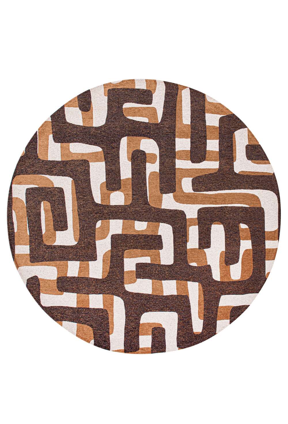 Craft Kuba 9335 Bison rundt gulvteppe