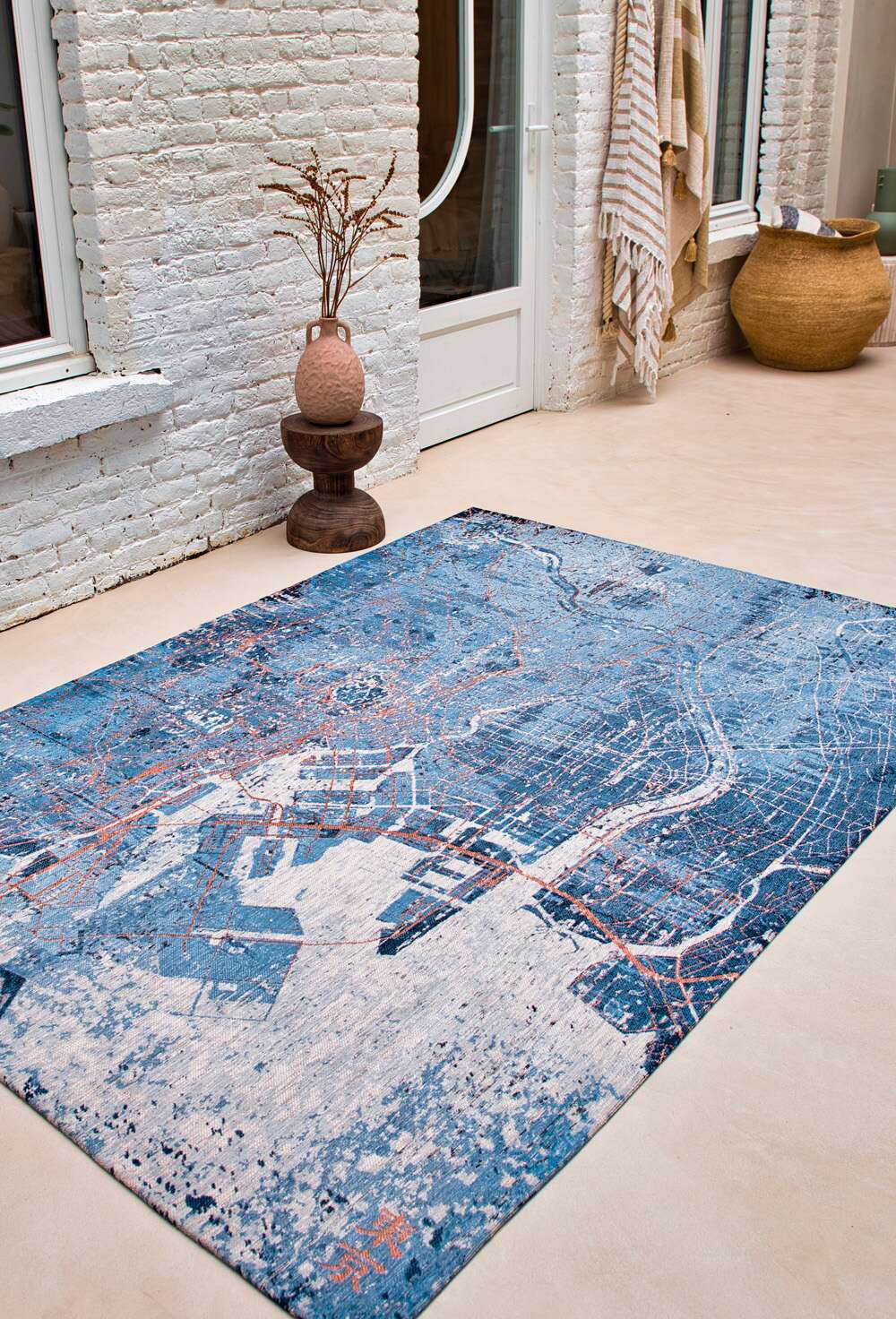 Cities Tokyo 9314 Conductive Blue gulvteppe