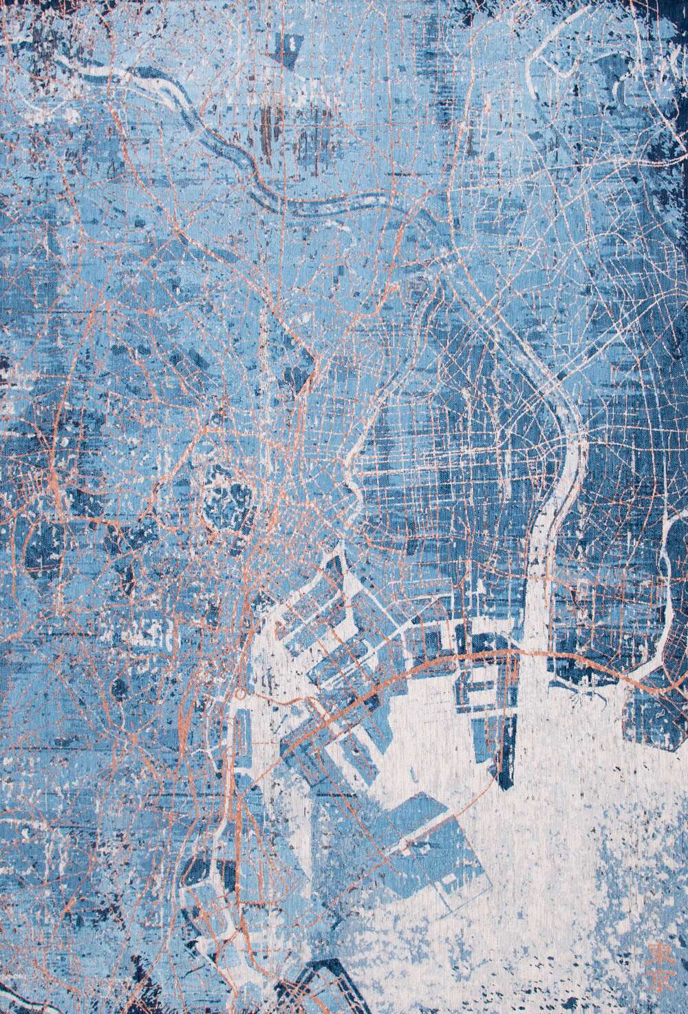 Cities Tokyo 9314 Conductive Blue gulvteppe